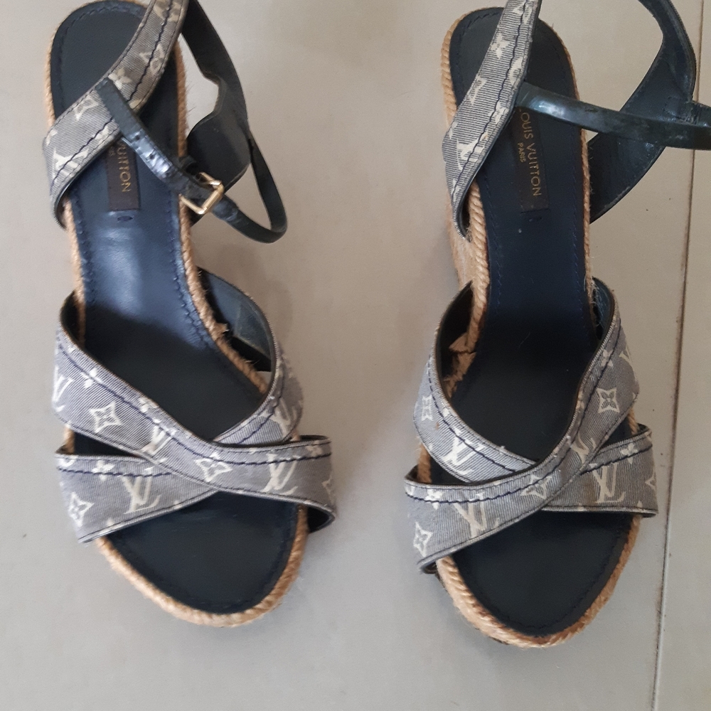 Rope wedge heels louis Vuitton - Picture 3 of 4